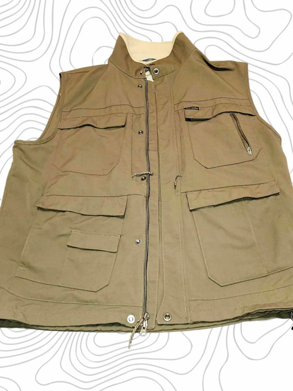 Columbia Omni-Shield Hiking/Utility Vest with Multiple Pockets – Men's Size L